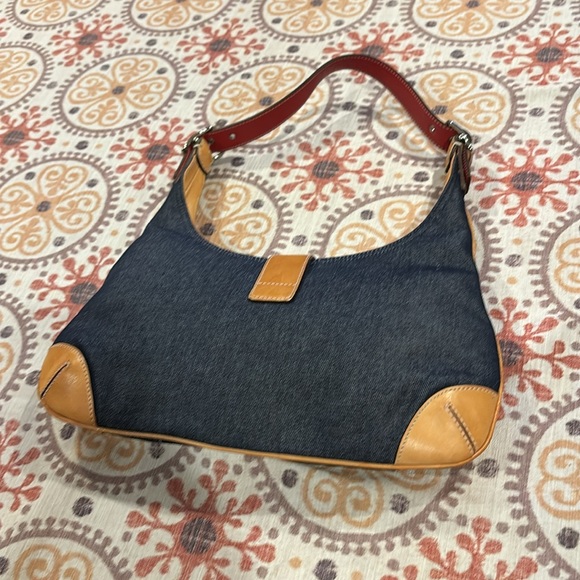 COACH LADIES BLUE DENIM BAG-K2K-8932 - Picture 8 of 13